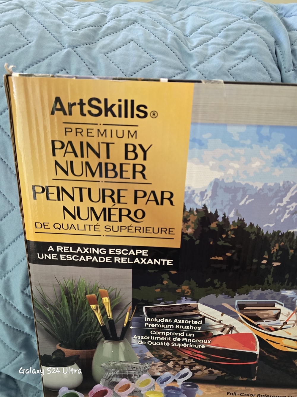 Premium Paint by Number Kit - Yellow Accent